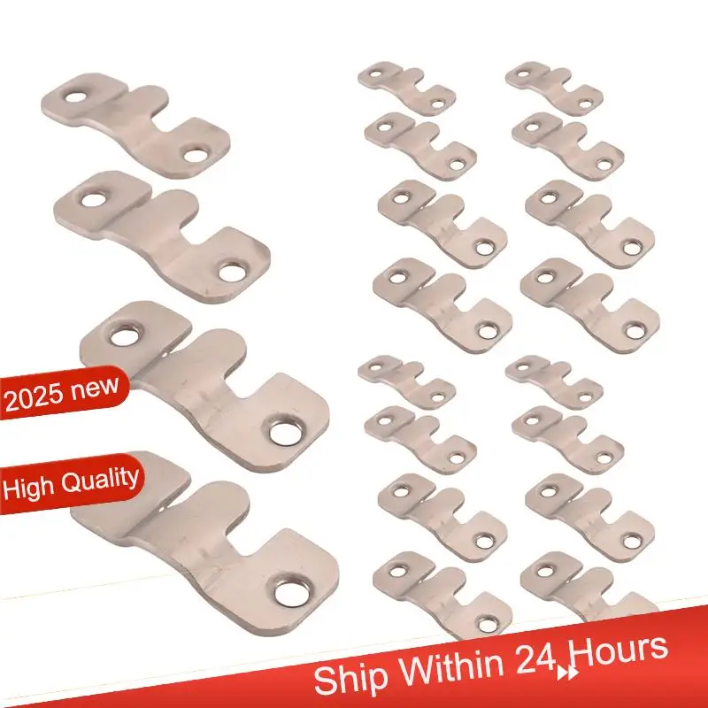 

20Pcs Stainless Steel Photo Frame Hook Picture Hangers Wall Picture Frame Hanger Display Hook~Jul.
