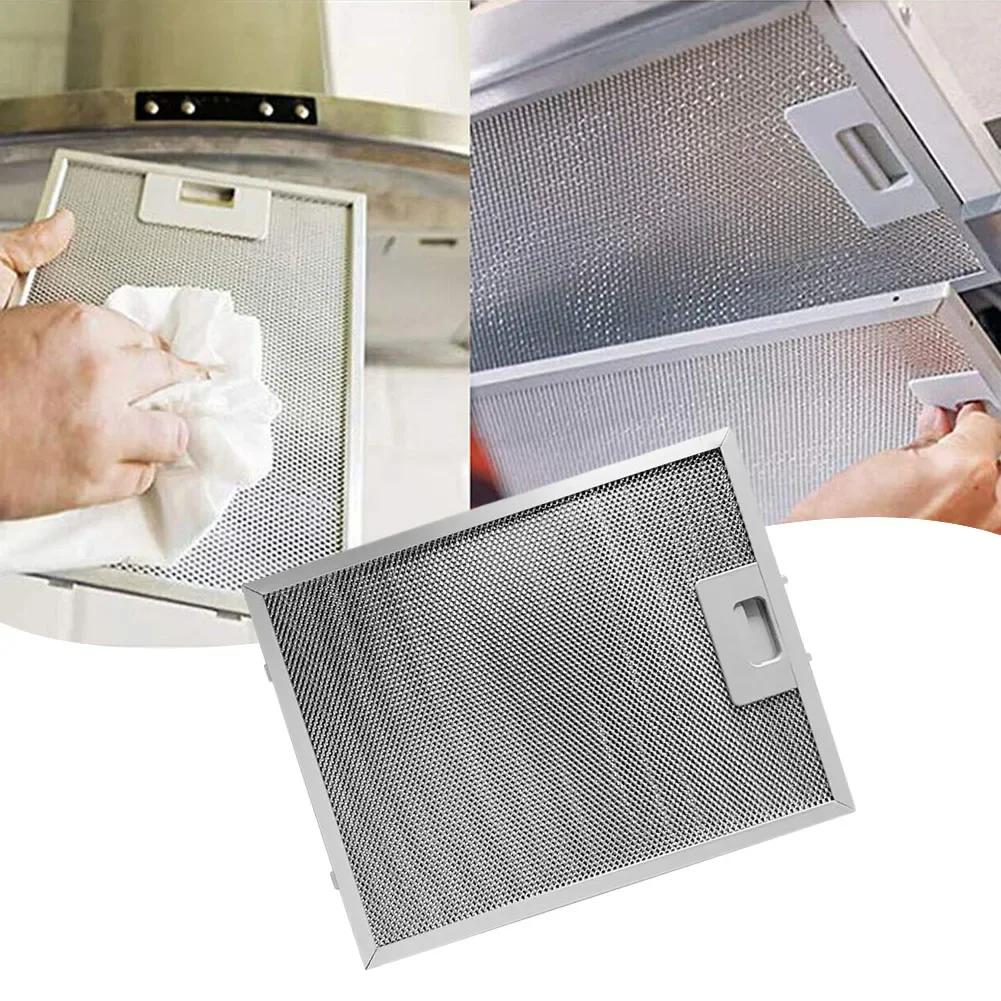 

340x280x9mm Range Hood Filter Cooker Hood Grease Filter Kitchen Extractor Ventilation Aluminium Aspirator Filter Mesh