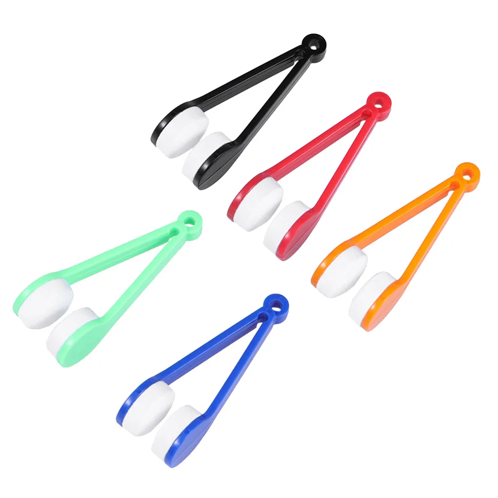 10 Pcs Drinking Glasses Microfiber Eyeglasses Brush Clean Mini Spectacles Cleaner