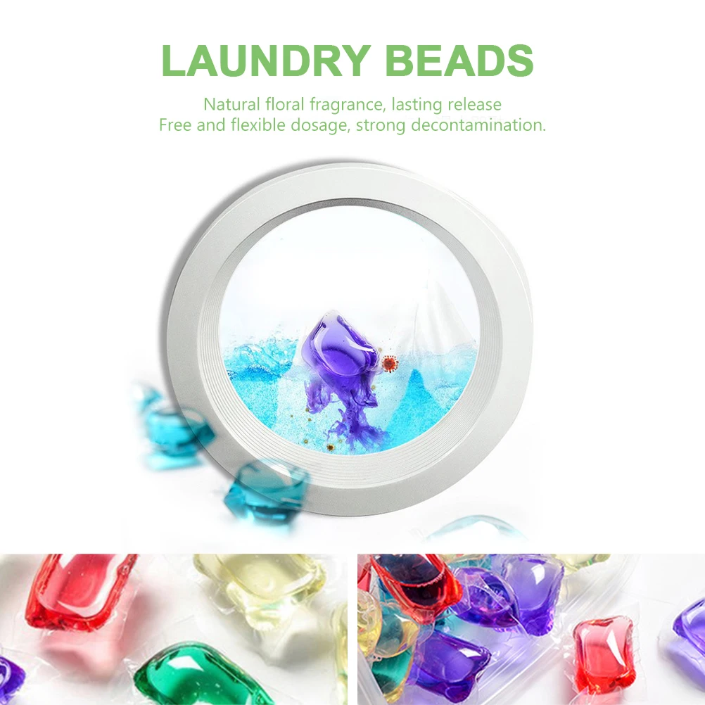 

50pcs Water Soluble Film Scent Booster Laundry Scent Booster Beads Beads Pacs Fragrant Deodorizing Stain Removal Detergent