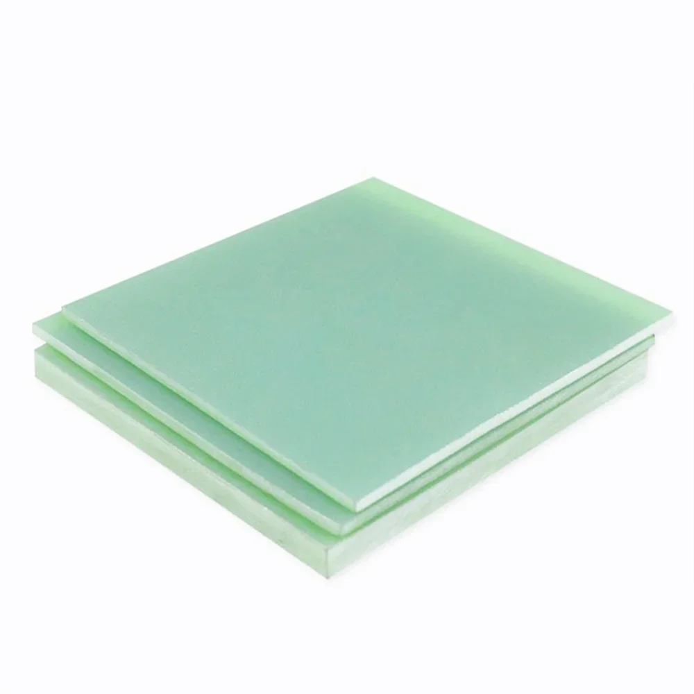 Fr4 Epoxy Plate Glass Fiber Board Light Green Zero Cut Resin Insulation Electrician Template High Temperature Resistance