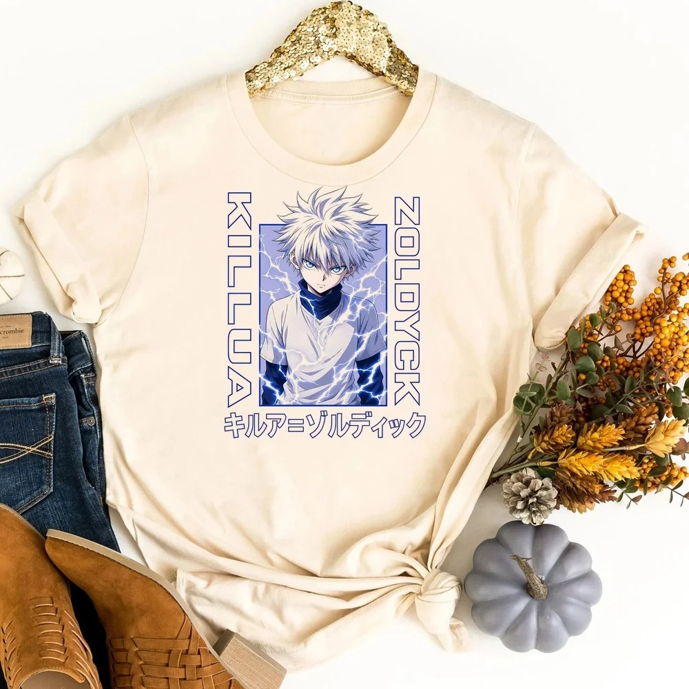 Hunter x Hunter tshirt women 2000s alternative  Retro korean fashion shirt emo aesthetic y2k alternative  cheap