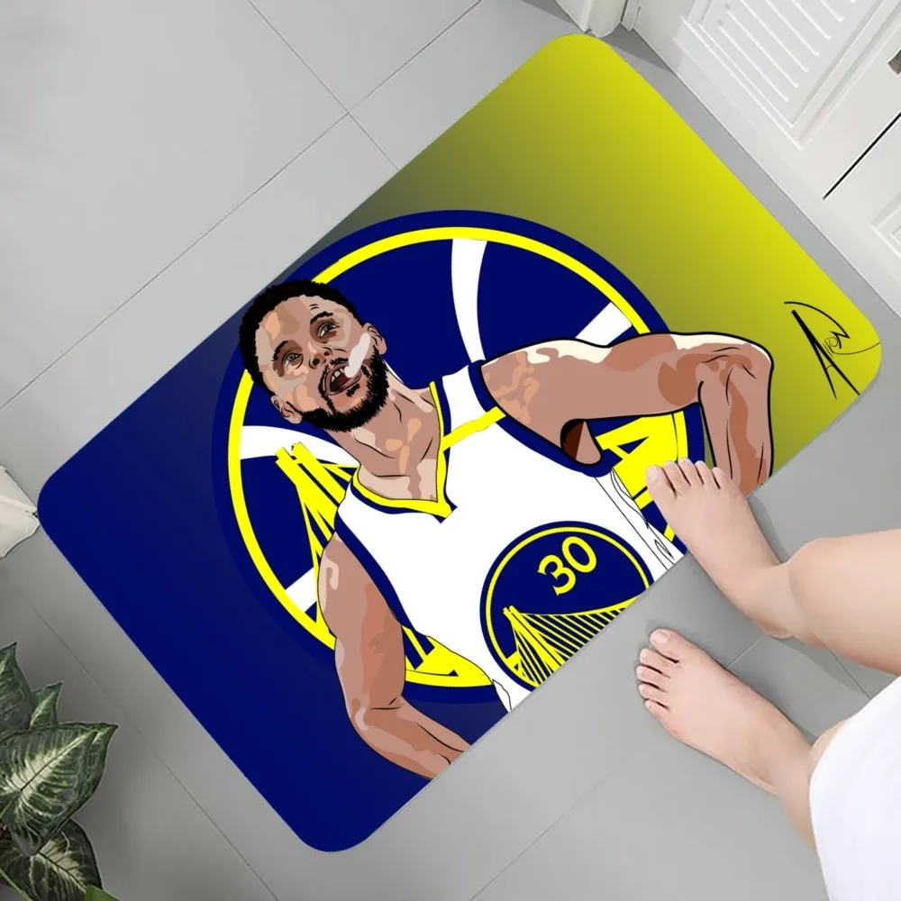 Stephen Curry mata podłogowa grafika drukowana flanelowe wycieraczki do łazienki wejście do kuchni dywan wystrój domu