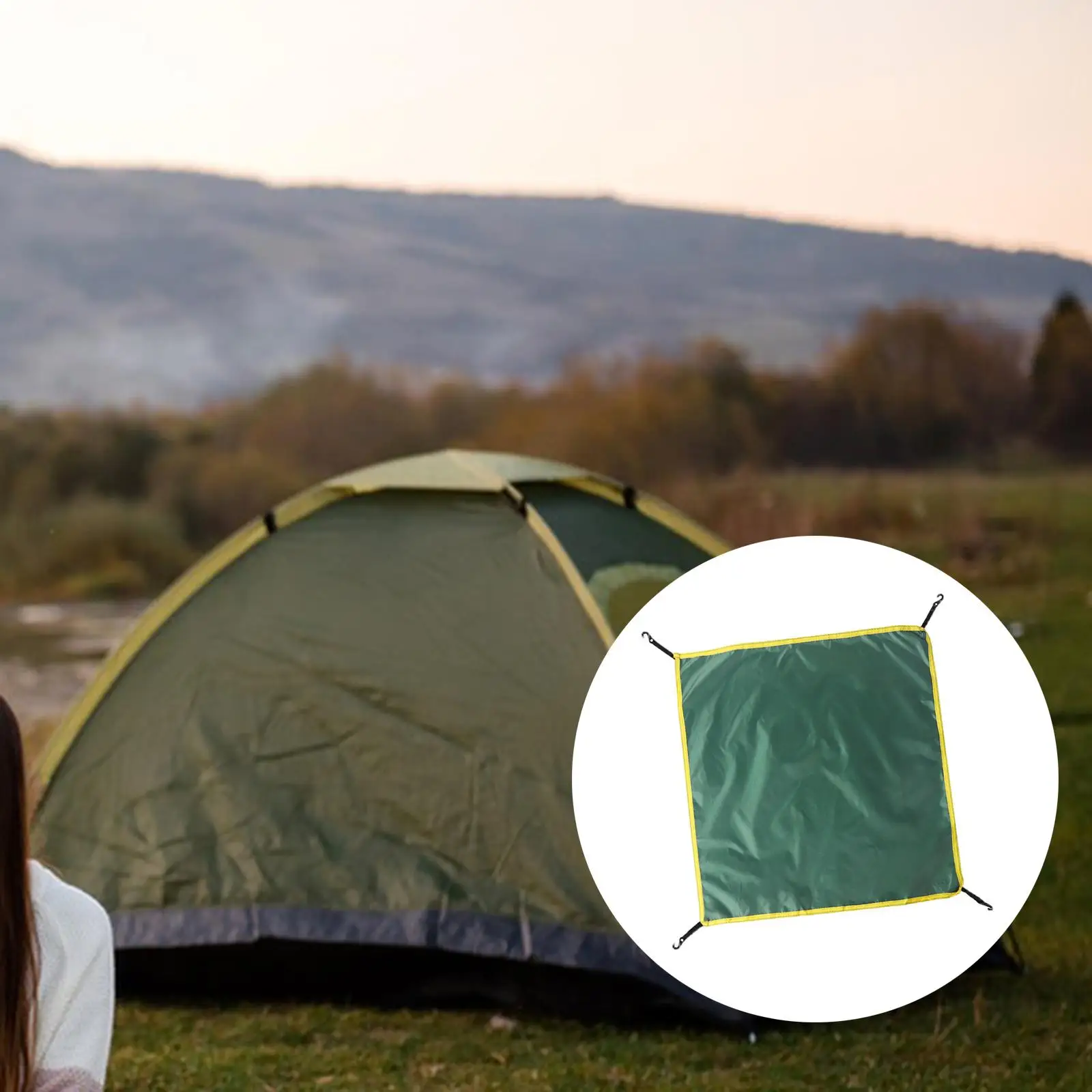 Легкий брезент для 3-4 человек