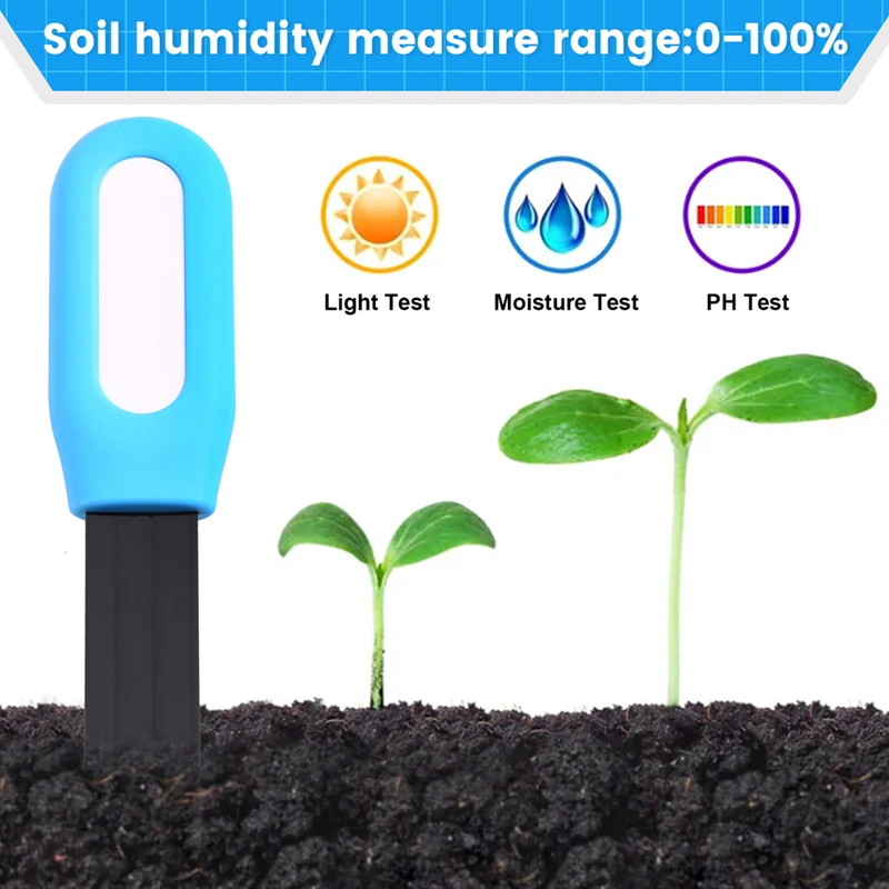 Smart 2-In-1 Bluetooth Soil Tester Temperature And Humidity Meter Soil Detector Automation Irrigation Detector