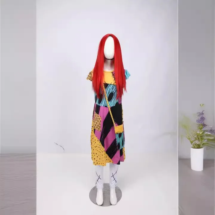 

Костюм для косплея Ja Skellington, наряд для выступления на сцене, Хэллоуин, Par Dr Skeleton Ja Cisas, ночной ужас