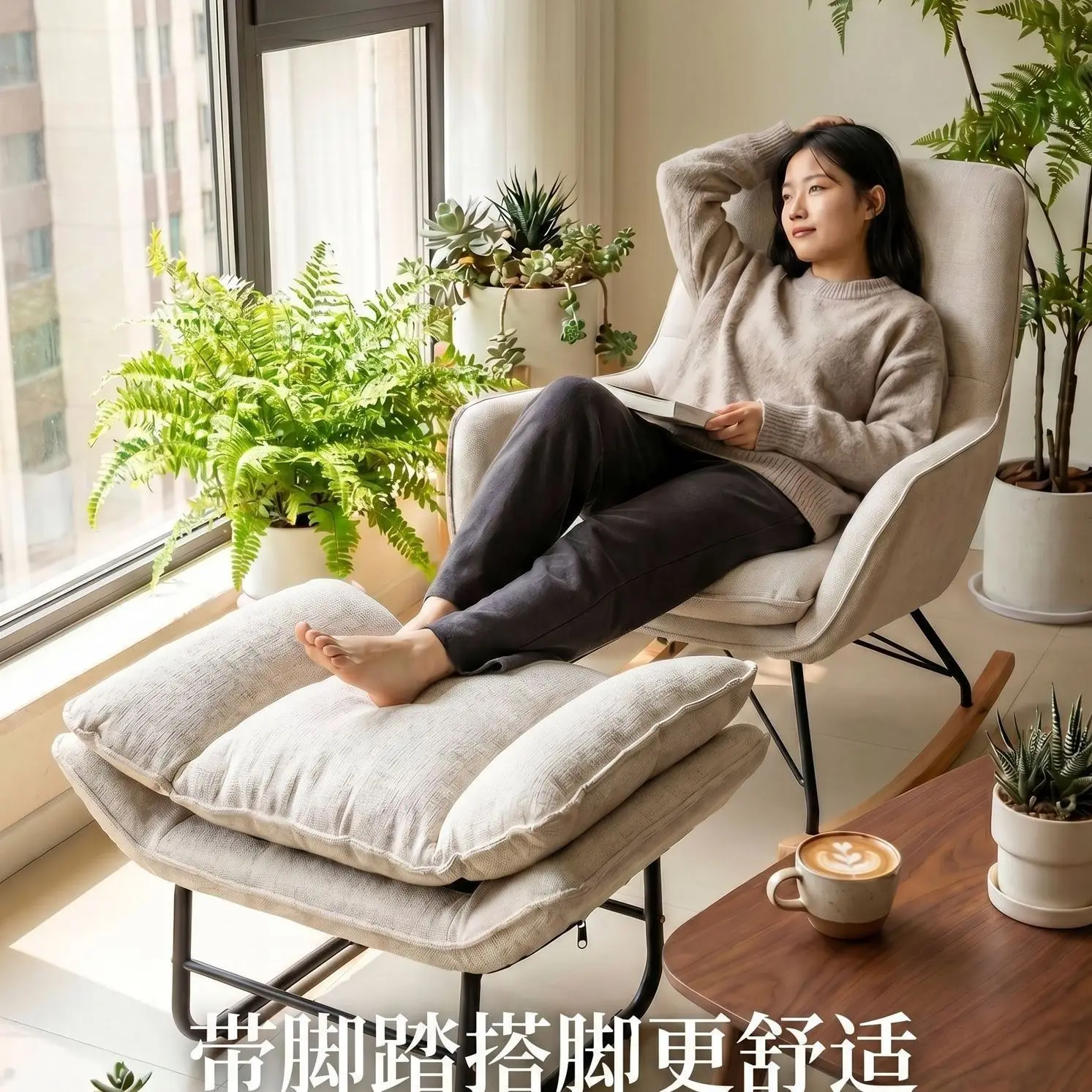 Comfortable Stools & Ottomans and Footrest Single Seat for Lunch Break Multi Scene Foot Support for Bedroom Balcony And Bathroom