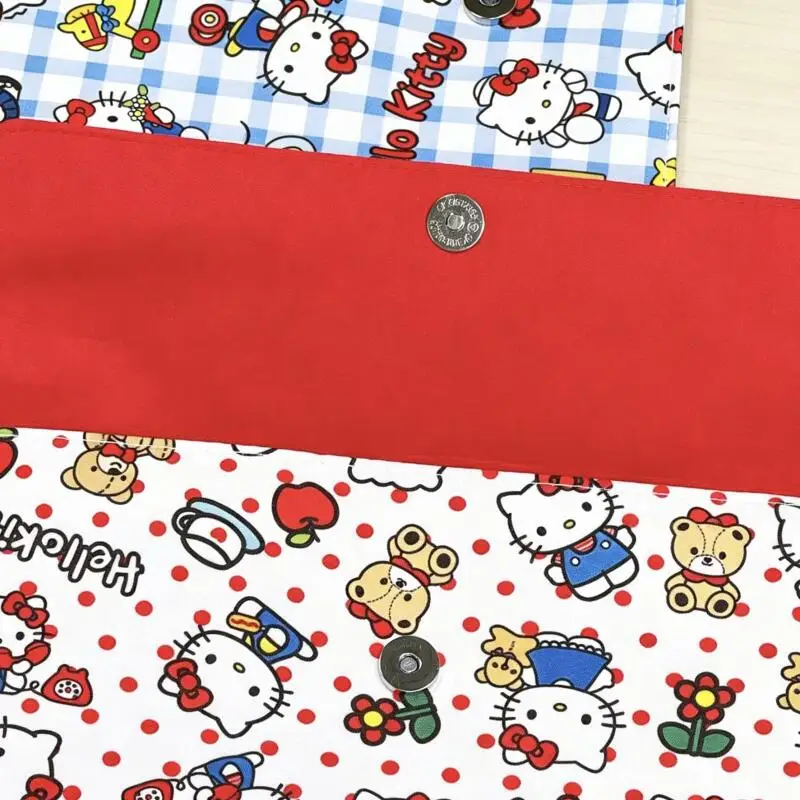 Sanrio Hello Kitty Storage Bag Kawaii Large Capacity Student Information File Bag Ins Korean Cartoon Anime Friend Birthday Gift view 3