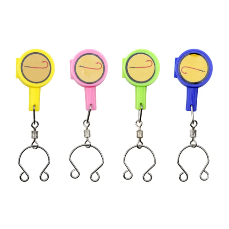 ISURE MARINE 2Pcs Multi Functional Fish Hook Knotting Device Fishing Quick Hook Binding Device Outdoor Fishing Supplies