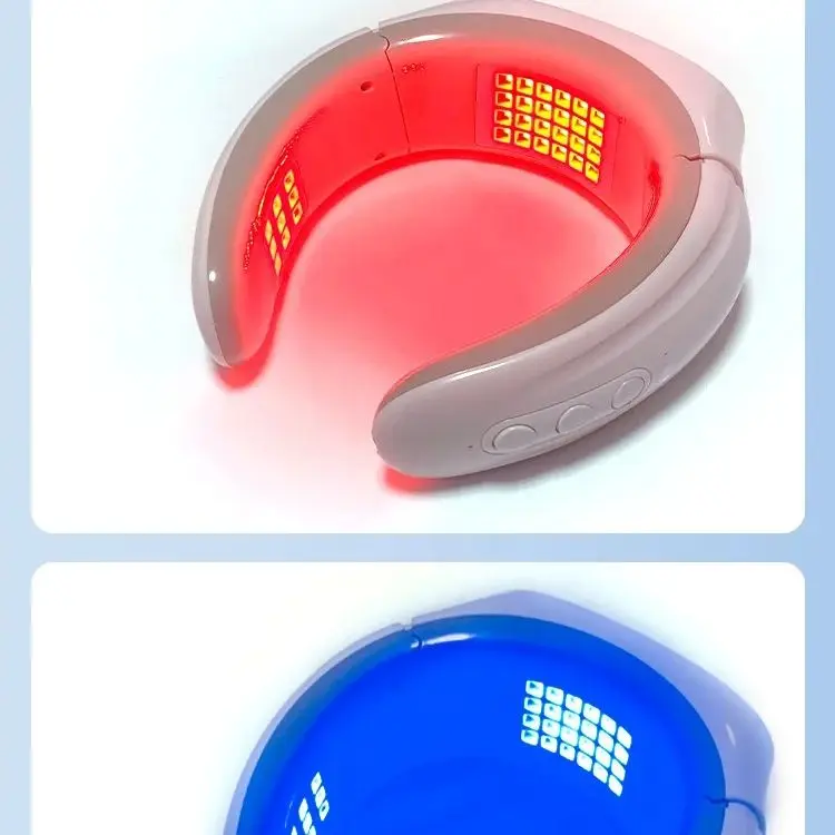 

HLKGO Portable Red Light Device 660nm 850nm LED Pain Relief Wrap for Neck, Shoulder & Muscle Relaxation