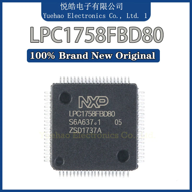 

New Original LPC1758FBD80 LPC1758FBD LPC1758FB LPC1758F LPC1758 MCU LQFP-80 IC Chip