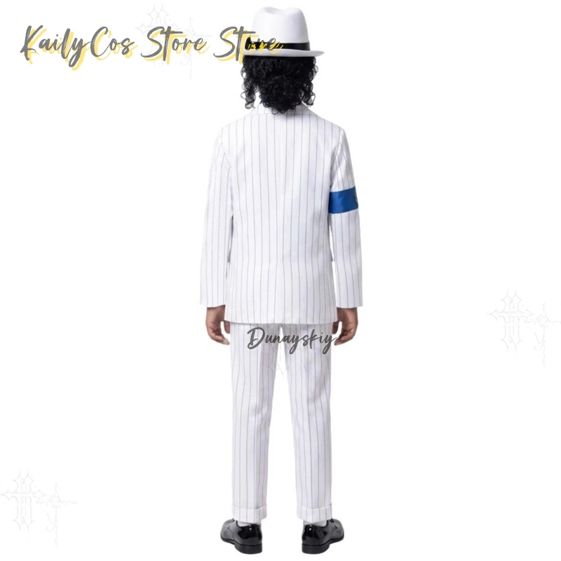 Michael Military Jacket Halloween Dress Up Smooth Criminal Cosplay  Costume Halloween Michael Jackson Beat It Billie Jean cos view 4