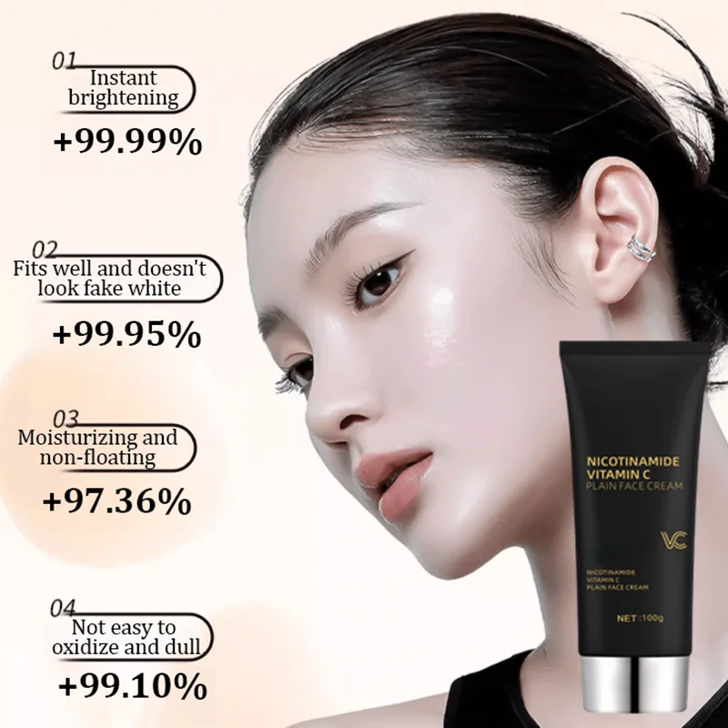 Multifunctional Smooth Hydrating Niacinamide Makeup Cream,Waterproof Lasting Concealer Cream Face Makeup