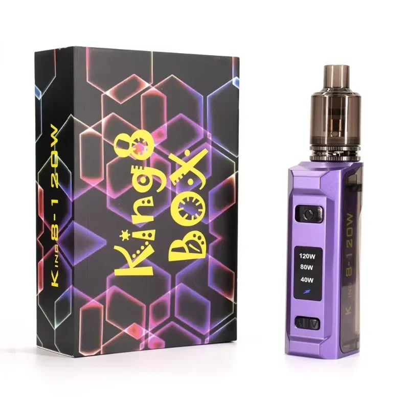 E Cigarettes Huge Vaper 120W Box Mod Ecig Kits 1800Mah Battery 2ml Atomizer Tank Electronic Cigarettes Vaporizer Shisha Pen Ecig