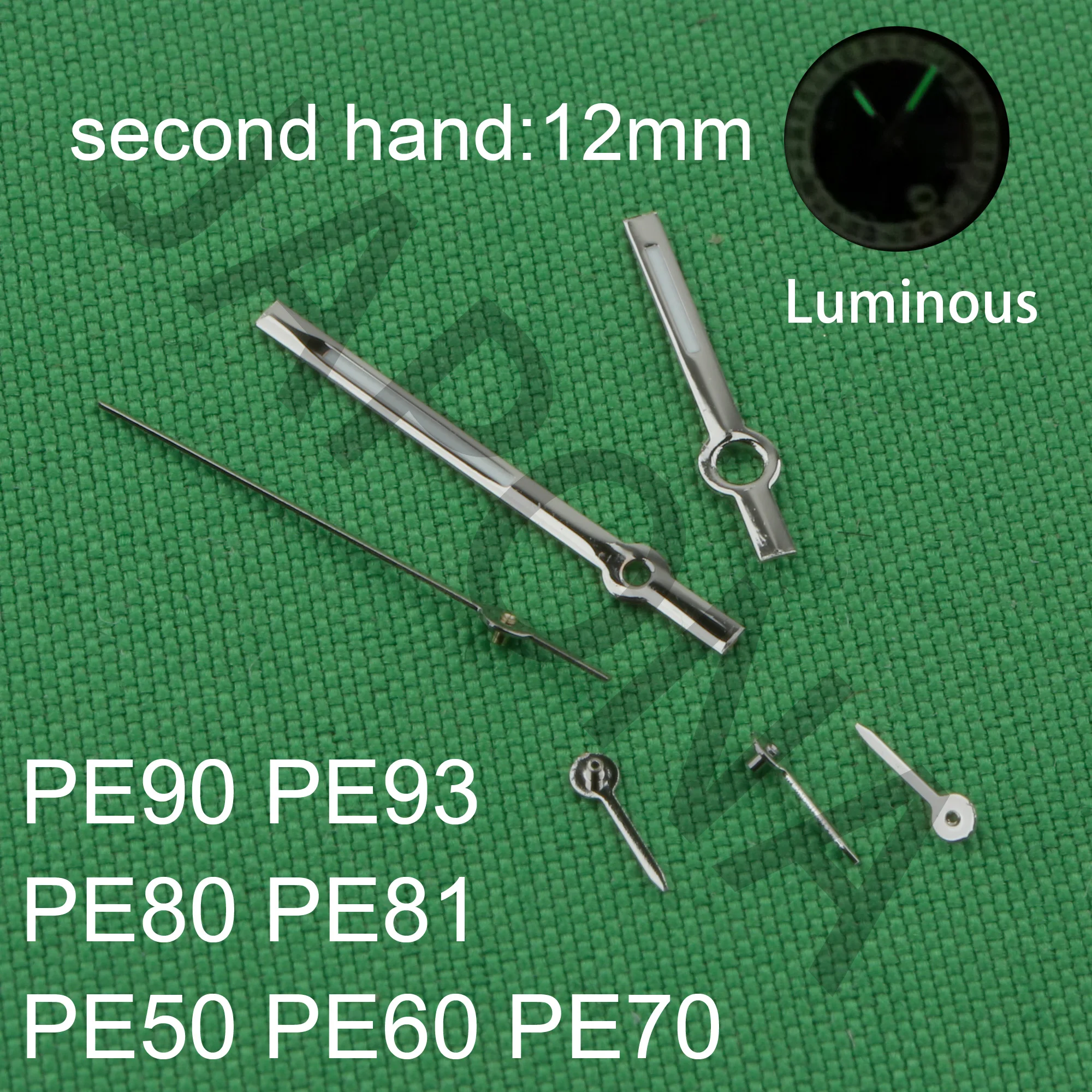 luminous PE hand PE50 hands PE50 PE90 PE60 PE70 PE80 PE93 PE81 PE602 PE603 PE932 PE90 hands pe60 hands pointer watch hands