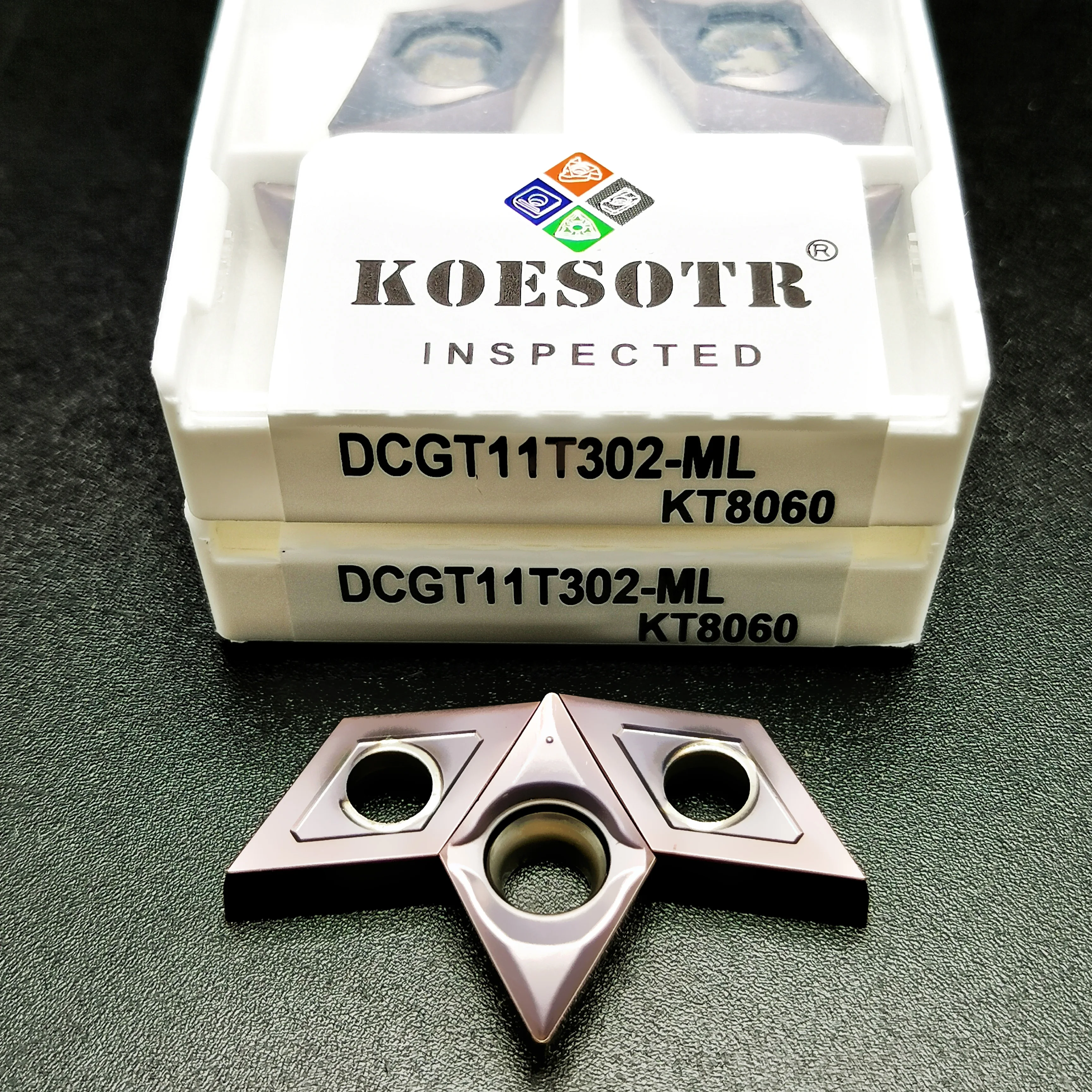 10 шт. DCGT11T301 DCGT11T302 DCGT11T304 мл KT8060 высококачественные карбидные вставки токарные инструменты для ЧПУ токарные инструменты DCGT11T3