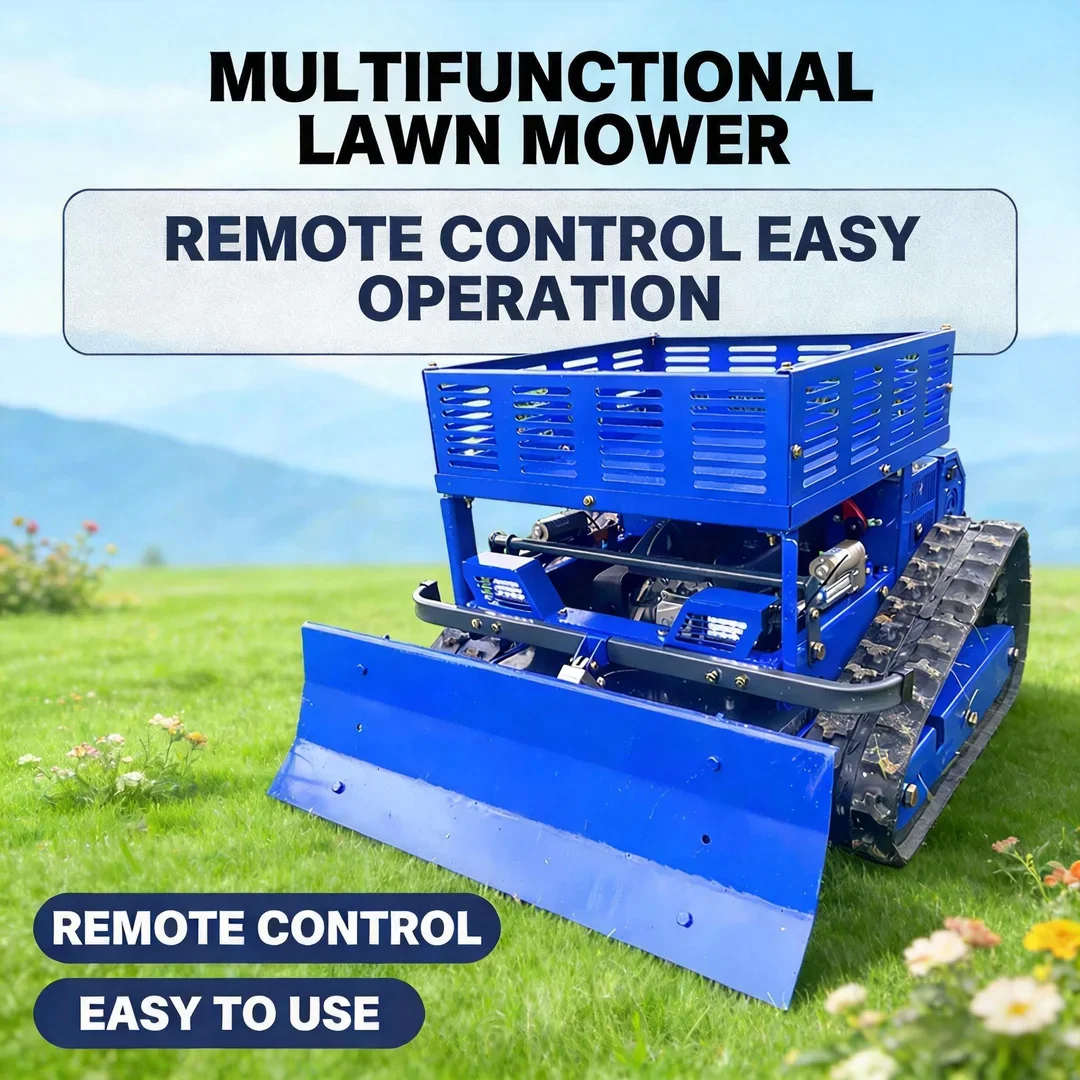 Customized Professional Grade Agricultural Lawn Mower - Heavy Duty Crawler with 550mm Cutting Width