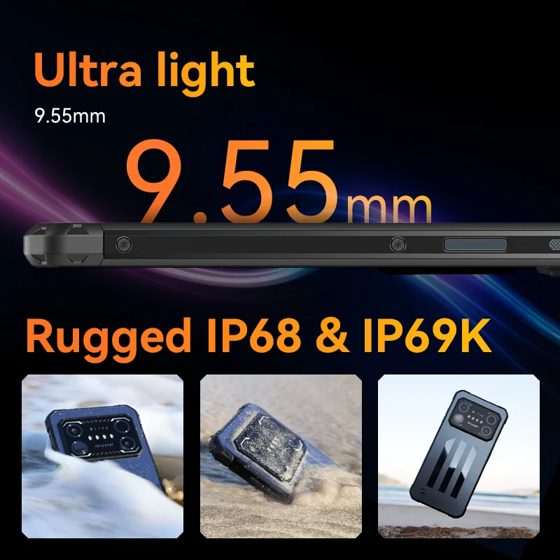 IIIF150 Air1 Ultra wytrzymały smartfon noktowizyjny 6.8 "FHD + 120Hz wyświetlacz Helio G99 64MP kamera globalna wersja 8GB + 256GB