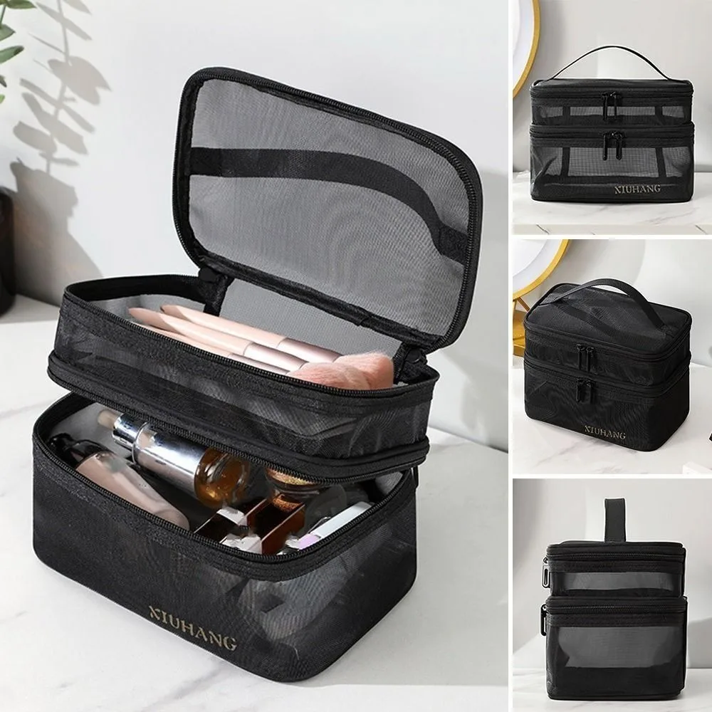 Large-capacity Cosmetic Bag Travel Convenient Toilet Bag  Outdoor Travel Storage Bag Waterproof Women Makeup Case New