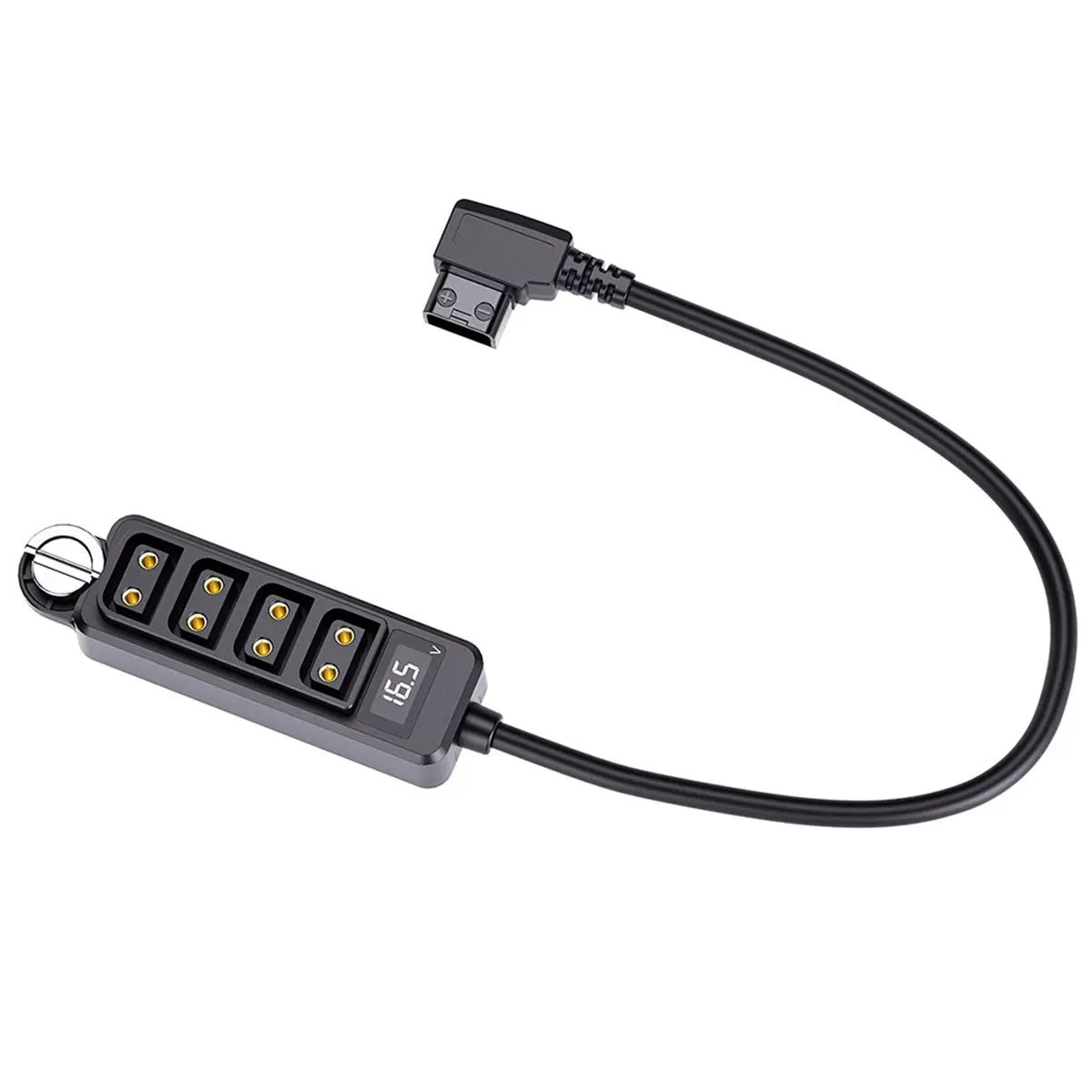 Kabel rozdzielający D-Tap 2026, 1 na 4 porty, żeński adapter D-Tap do zasilania, hub do akumulatorów V-Mount, zasilacz P-Tap — zdjęcie produktu 3