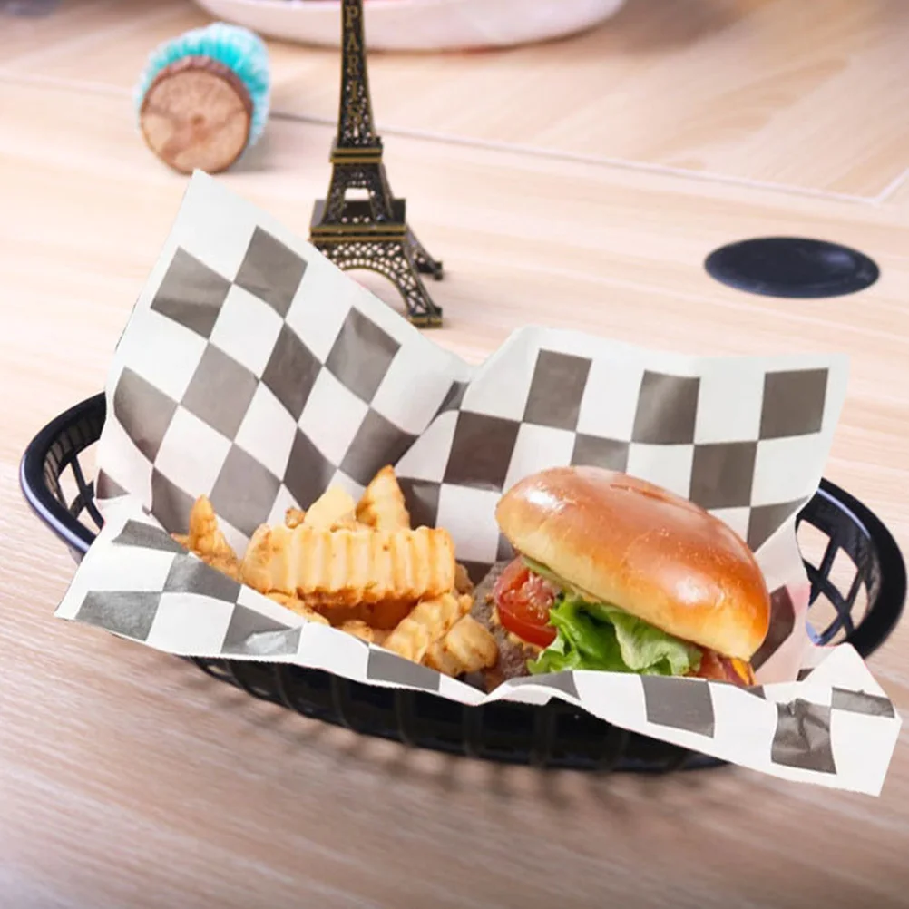 

10Pcs Snack Basket Plastic Container Bread Holder Decorative Tray for Kitchen Office Catering Use Plastic Basket