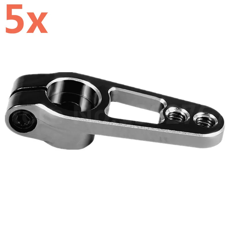 5Pieces Aluminum Alloy 25T Servo Horn Arms 31mm For 1/10 TRX4 Sakura D4 RC Cars Drift Crawler Universal Accessories Parts