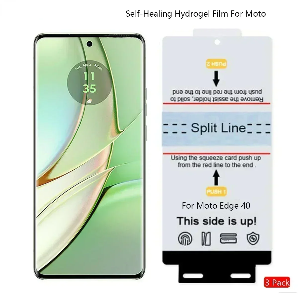 3Pcs Hydrogel Film For Motorola G84 G54 G42 G32 G72 Moto Edge 40 Pro Neo S30 X30 Pro X40 Edge 30 Ultra Plus Screen Protector