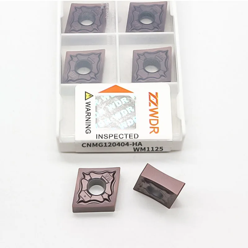 

10 шт. CNMG 120404 HA 1125 100% оригинальные твердосплавные вставки, высококачественный токарный инструмент для обработки внешней обработки CNMG для нержавеющей стали
