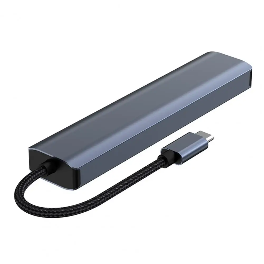 USB C Hub Compact 3 USB3.0 Driver Gratis Aksesoris PC Type-c Docking Station Performa Tinggi