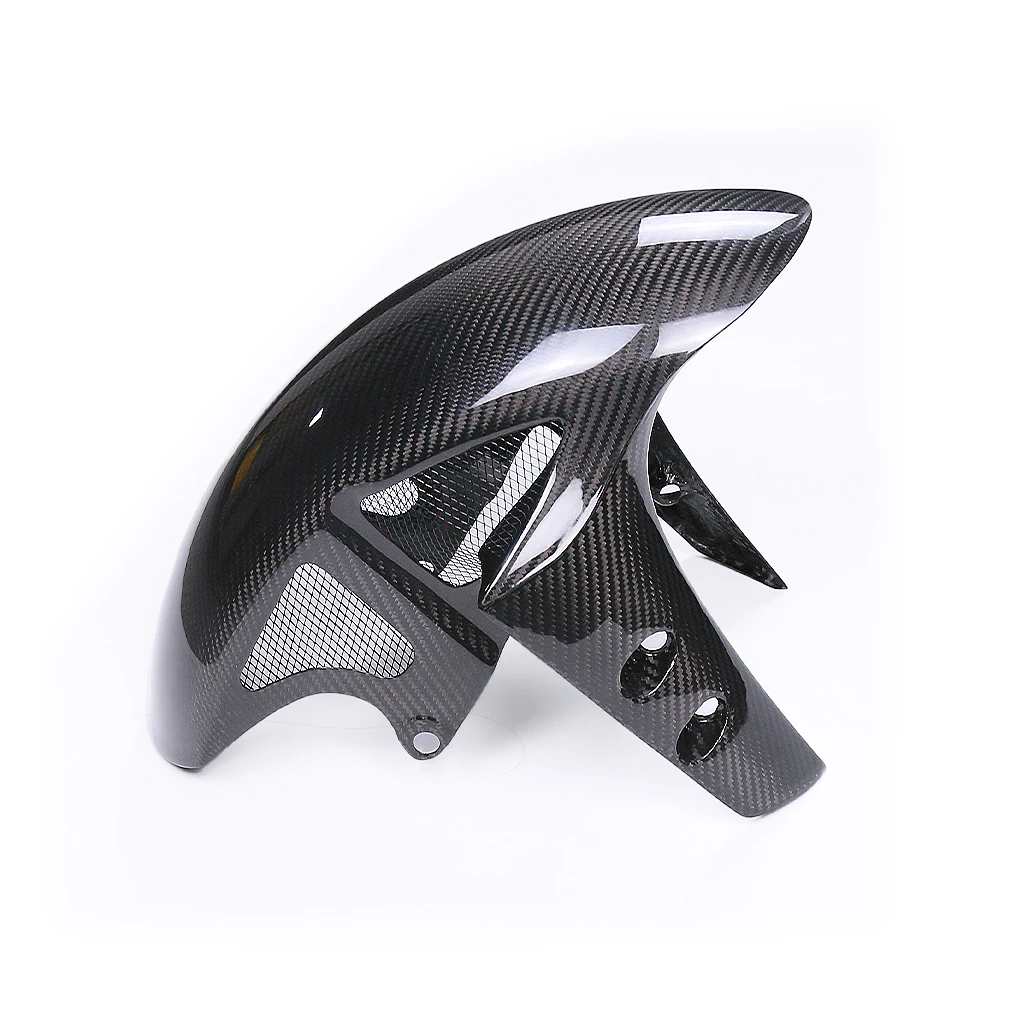 

For Yamaha YZF R1 R1M R6 MT10 FZ10 2016-2024 Motorcycle Accessories Front Fender Splash Mudguard Guard 3K Pure Dry Carbon Fiber