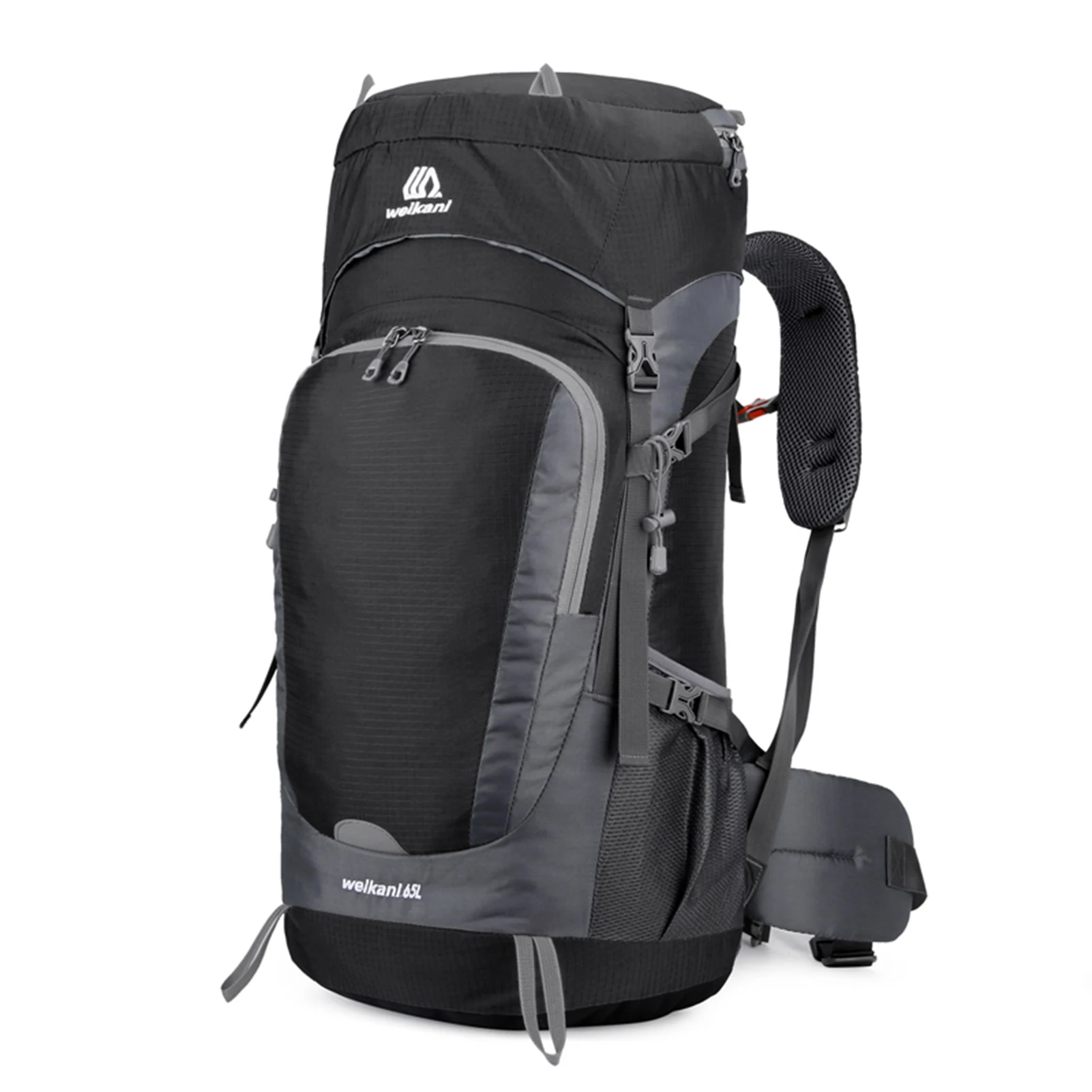 TOMSHOO 65l Rucksack wasserfester Wander rucksack mit Regenschutz Outdoor Sport Travel Daypack für Camping Klettern Bergsteigen 3
