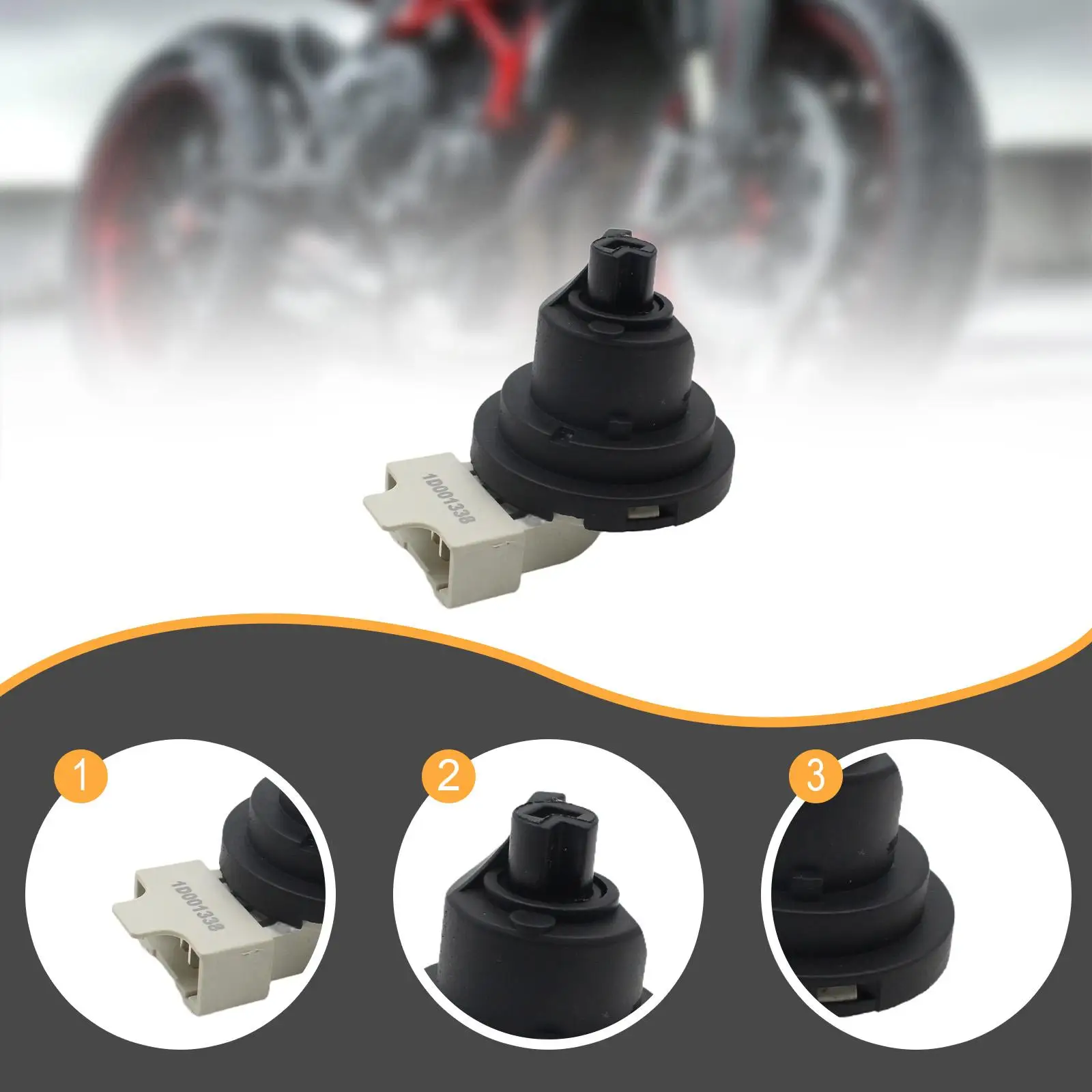 

Easy Installation Motorcycle Ignition Switch Sturdy Plastic Starter Replacement for Piaggio Liberty Vespa GTS