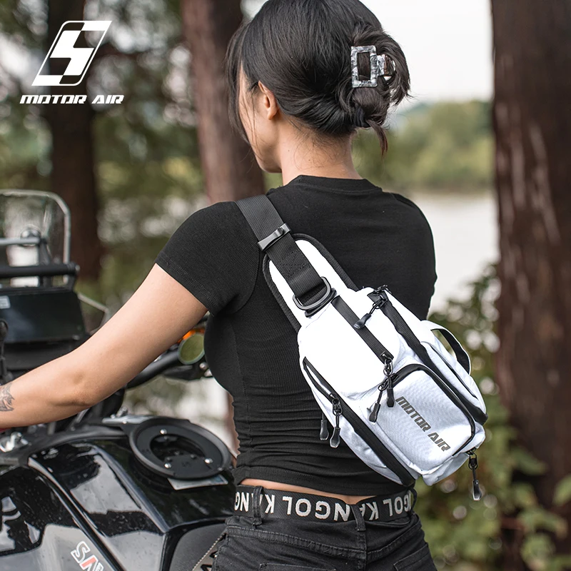 

Motor Air Fashion Outdoor Cycling Motorcyle Riding Crossbody Bag Multifunctional Anti Splash Water Large Capacity Waist Package