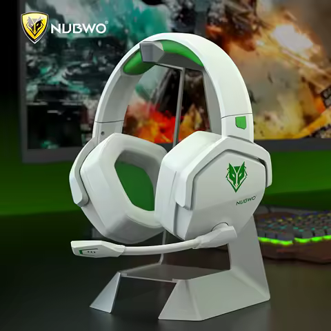 NUBWO G06 Dual Wireless Gaming Headset with Microphone for PS5, PS4, PC, Mobile, Switch 2.4GHz Wireless Bluetooth Headphone