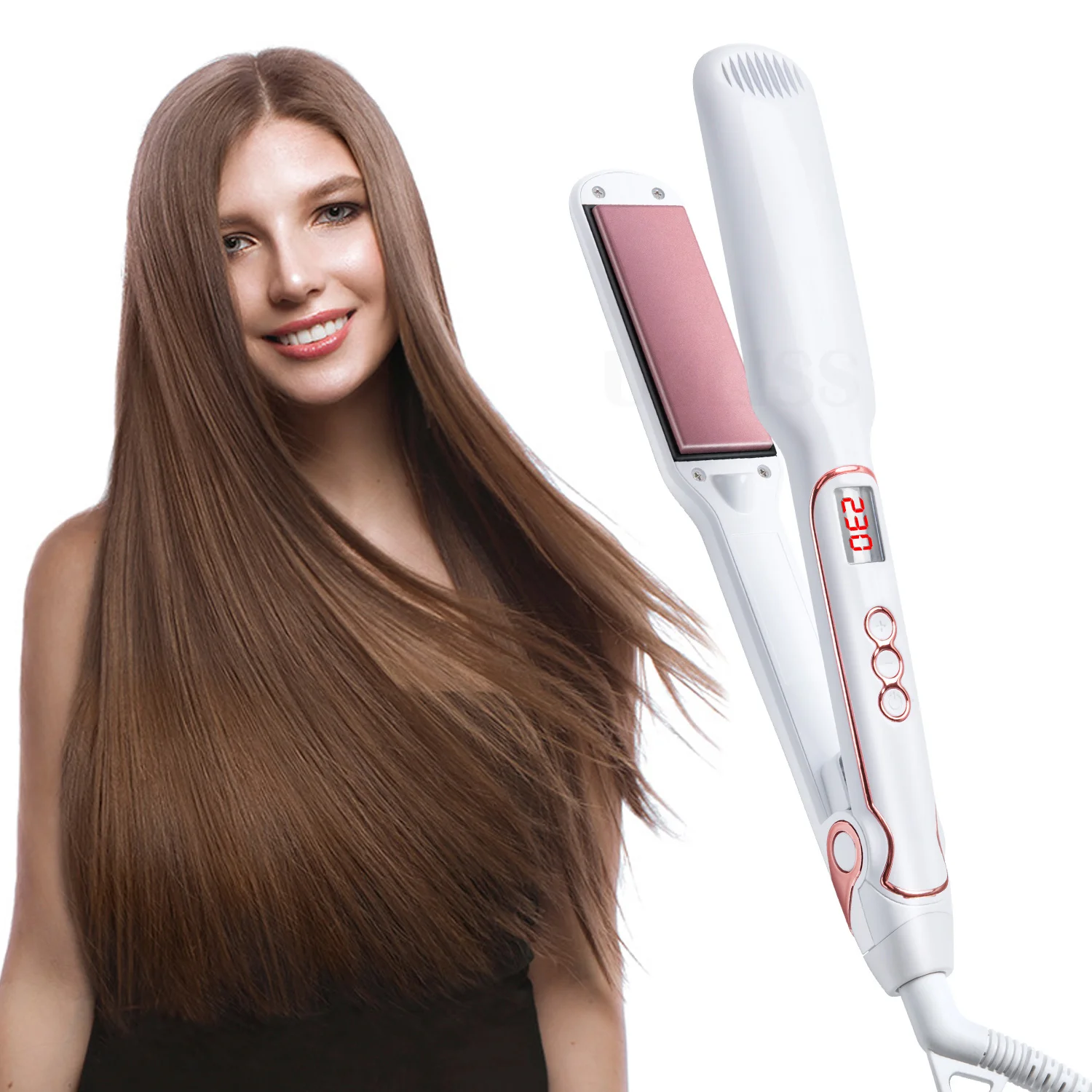 

Ceramic Hair Volumizing Iron Increase Hair Volume Hair Waver Fluffy Hairstyle Curling Iron Corrugation Crimper Hair Irons