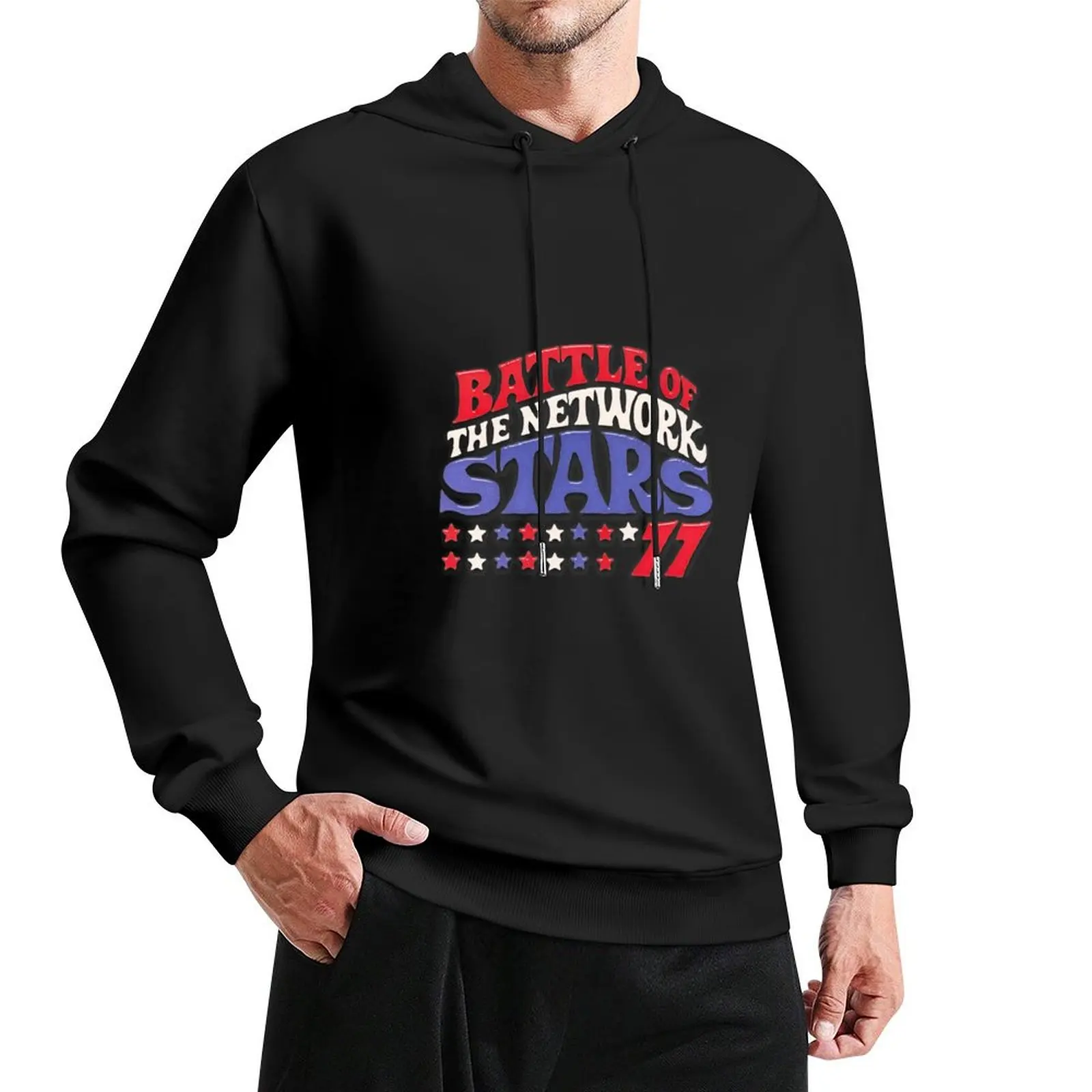 Battle of the Network Stars Pullover Hoodie autumn men's winter sweater men's oversize hoodie