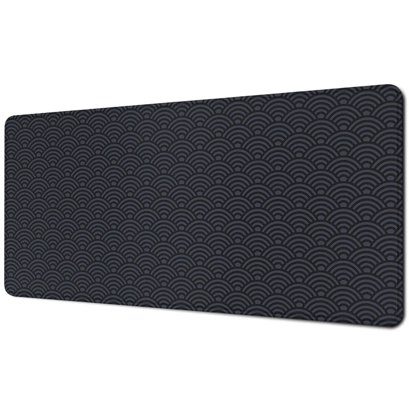 Large Mouse Pad Japanese waves Mousepad Xxl Gaming Mouse Mat Black and white Pc Gamer Accessories Desk Mat Office Accessories