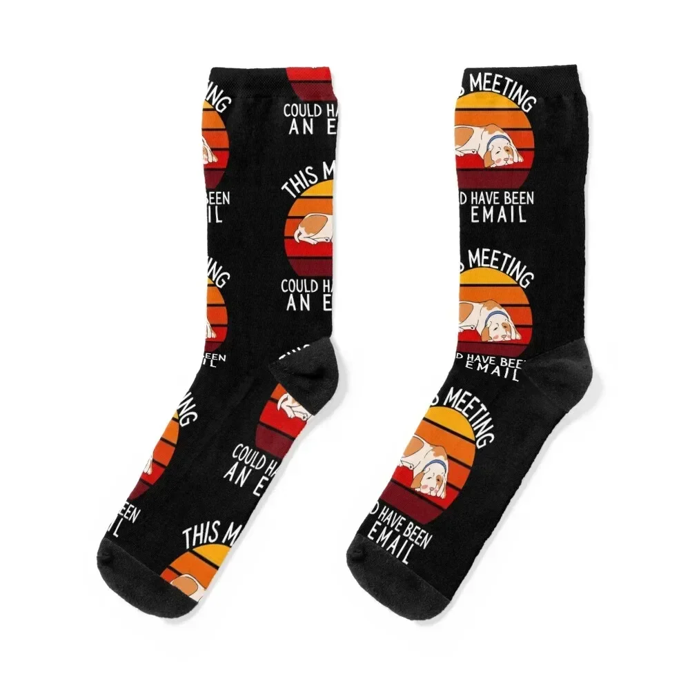 This Meeting Could Have Been An Email Socks Rugby moving stockings crazy gifts Mens Socks Women's