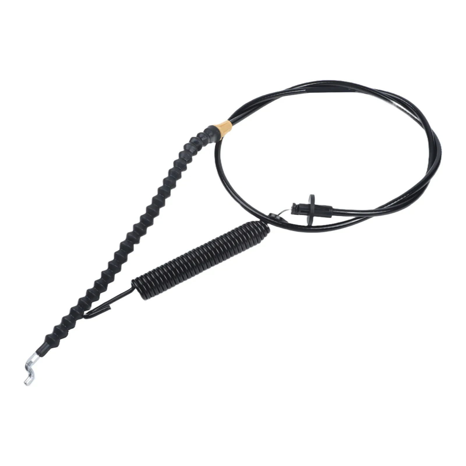 

Riding Mower Part Deck Engagement Lawn Mower Repair Stainless Steel Cable Rubber Sheath Z-shaped Bent End As Shown