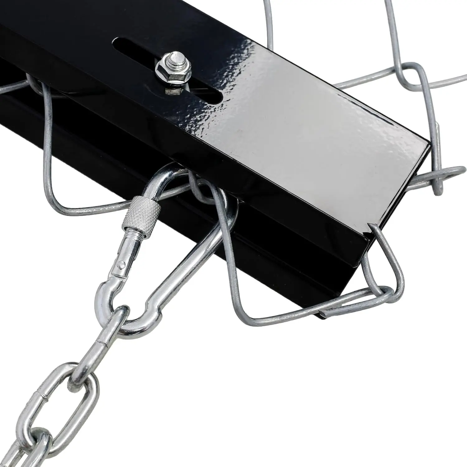 4 'x 5' ATV Drag Harrow سلسلة فولاذية متينة مسلفة لتسوية المناظر الطبيعية Sod Prepping UTV ملحقات جرار مسلفي أشعل النار