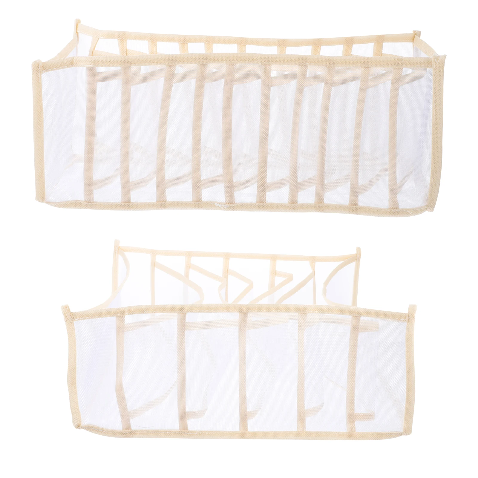 

Lingerie Socks Storage Box Underwear Organizer White Nylon Material Keep Room Tidy Wardrobe Dormitory Supplies