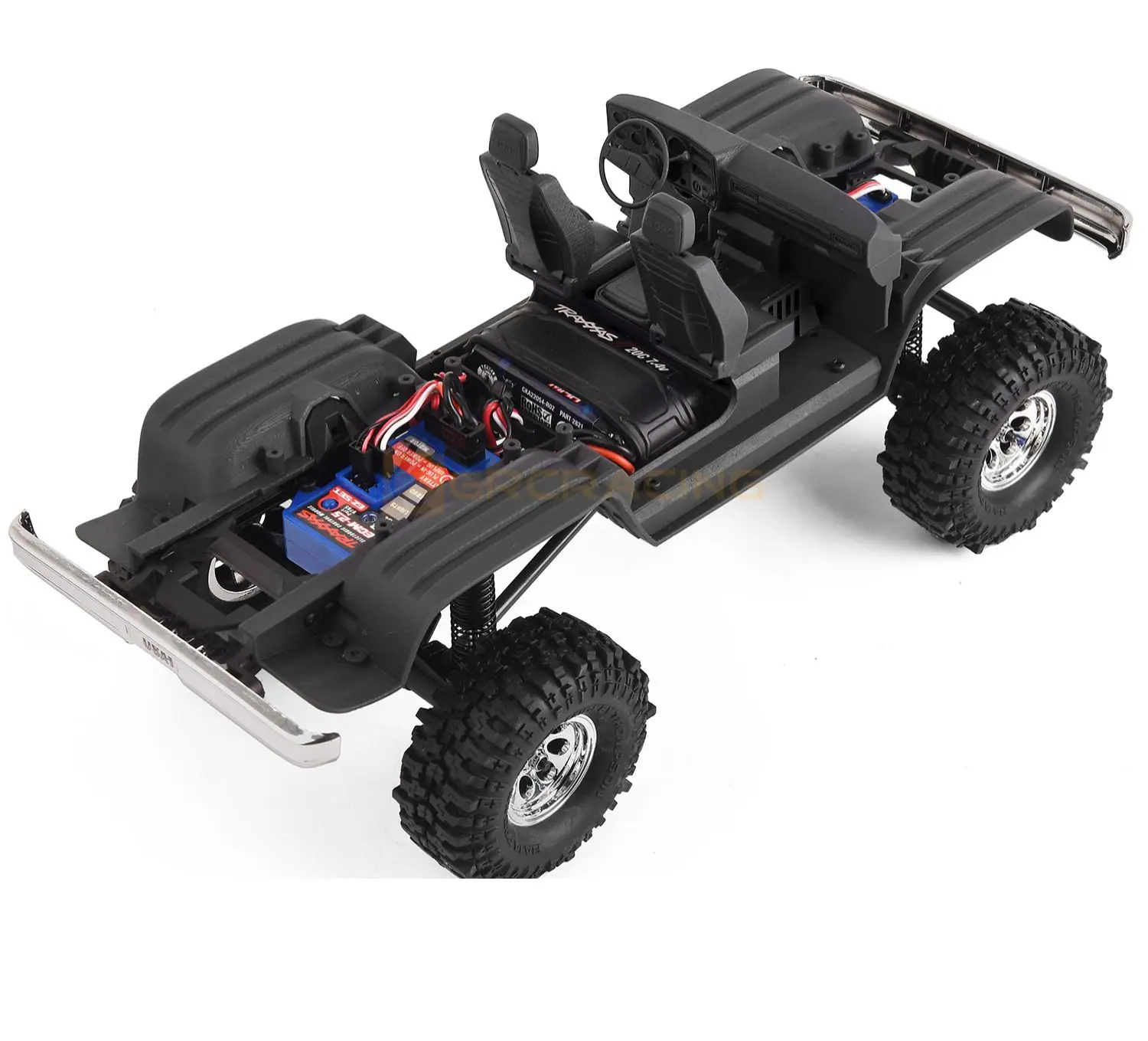 車用の3Dインテリアシートとフェンダー,rcクローラー,traxxas TRX-4M車,chevsderk10のアップグレードパーツ,1セット,18 rc