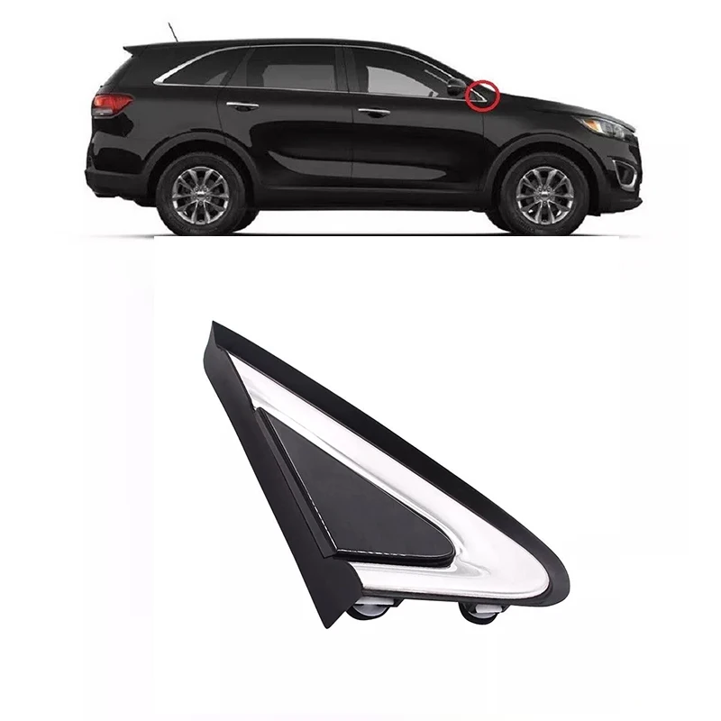 Fender Corner Chrome Molding Left /Right Passenger Mirror Garnish For Sorento 2016-2020 OEM 86180C5000 86190C5000