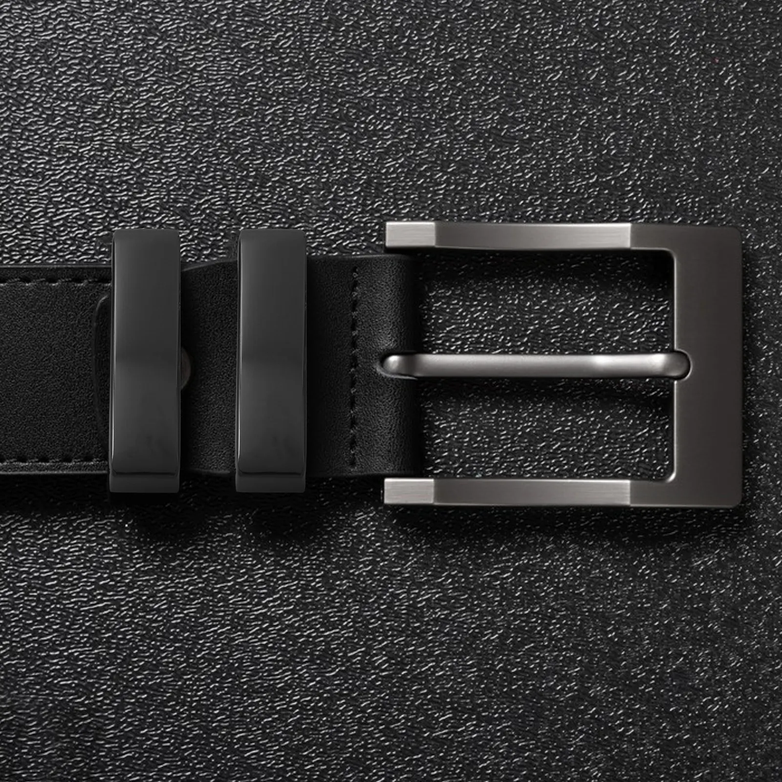 

2 шт. Мужские металлические держатели для ремня, прямоугольные кольца-фиксаторы, прочные противоскользящие соединители для текстильных ремней, аксессуары для тактических и служебных ремней