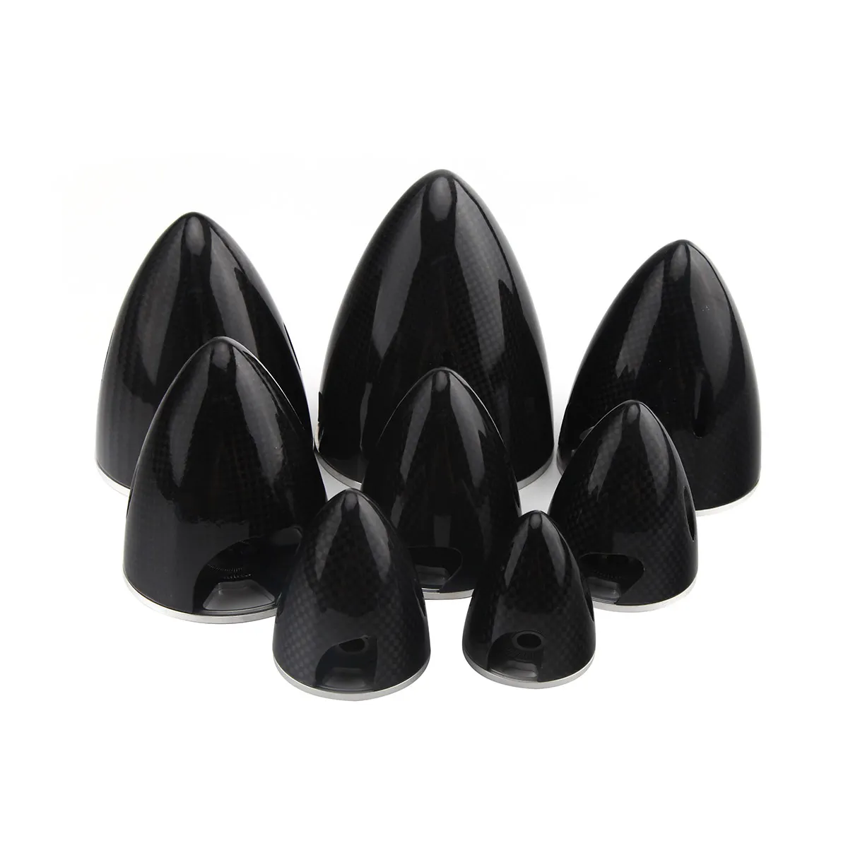 XAERO 1 pièces cône Spinner à 2 pales en Fiber de carbone 1.75 "à 4" pour avion électrique RC