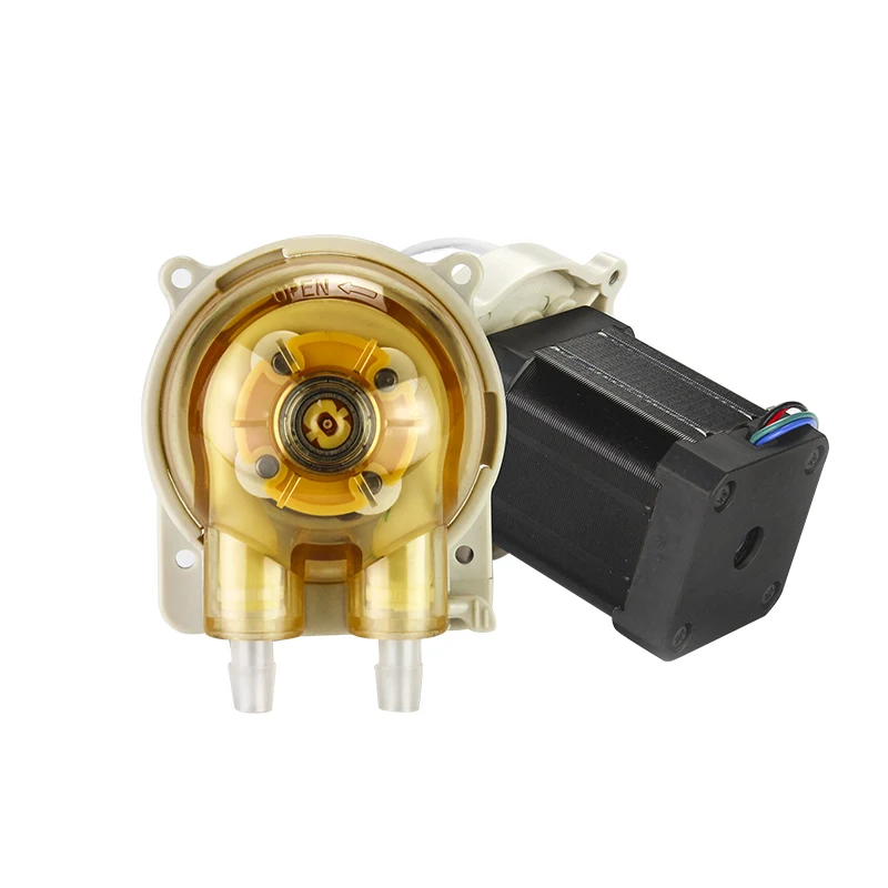 

640ml/min Mini Peristaltic Pumps 12V 24V with Pump Head For Liquid Dispensing food beverage honey transmission