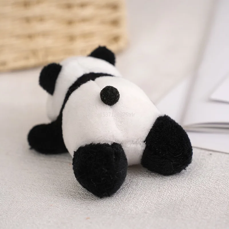 1PC Creative Plush Bear Black and White Hug Panda Soft Cute Cartoon Plush Animal Toy Souvenir Toy  Stuffed Animals Plush