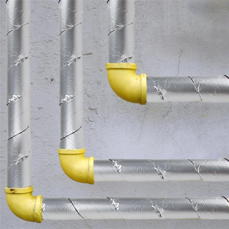 

Изоляционная лента для обертывания труб, изоляционная лента для обертывания труб из алюминиевой фольги для замораживания труб с горячей водой на открытом воздухе зимой