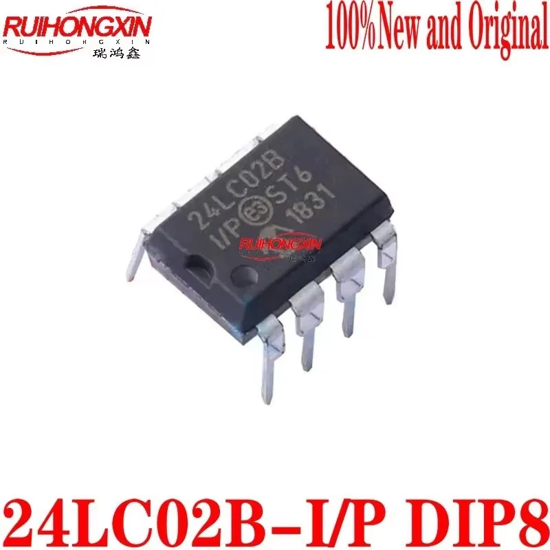 24LC02B-I/P DIP8 100% nuevo y original