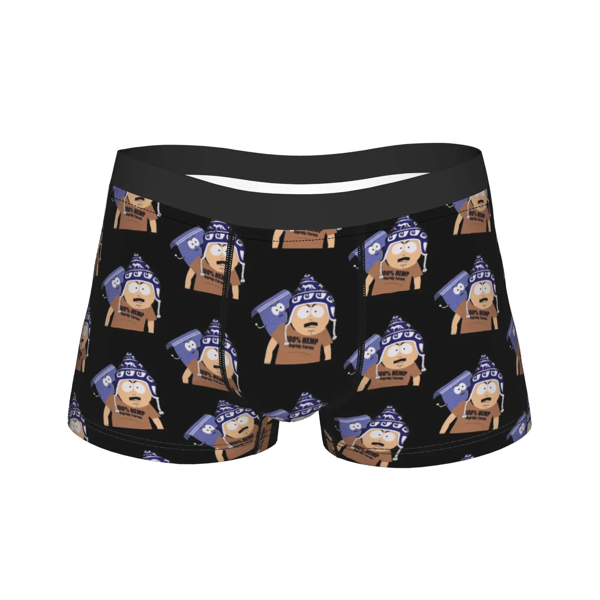 

Полотенце, мужское нижнее белье Southparkd, трусы-боксеры, шорты, модные трусы со средней талией для мужчин, большие размеры